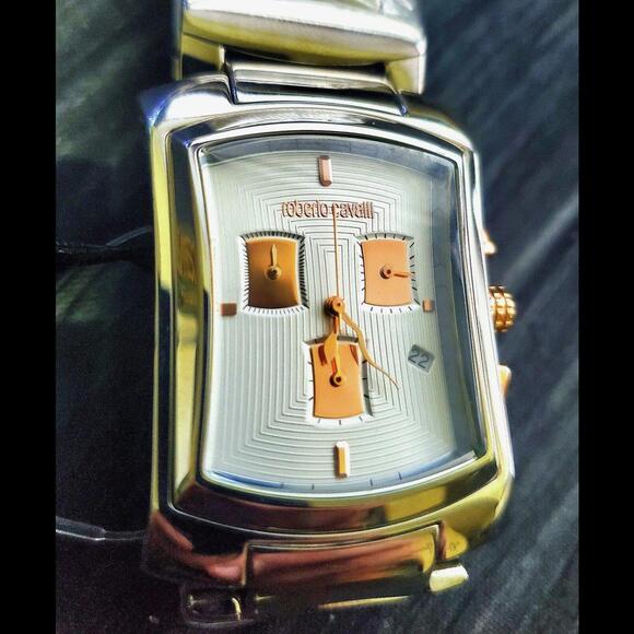 NEW Roberto Cavalli SS Rose Tomahawk Men's Chronograph‎ Watch - Picture 2 of 10